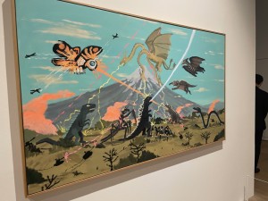 ゴジラ絵画